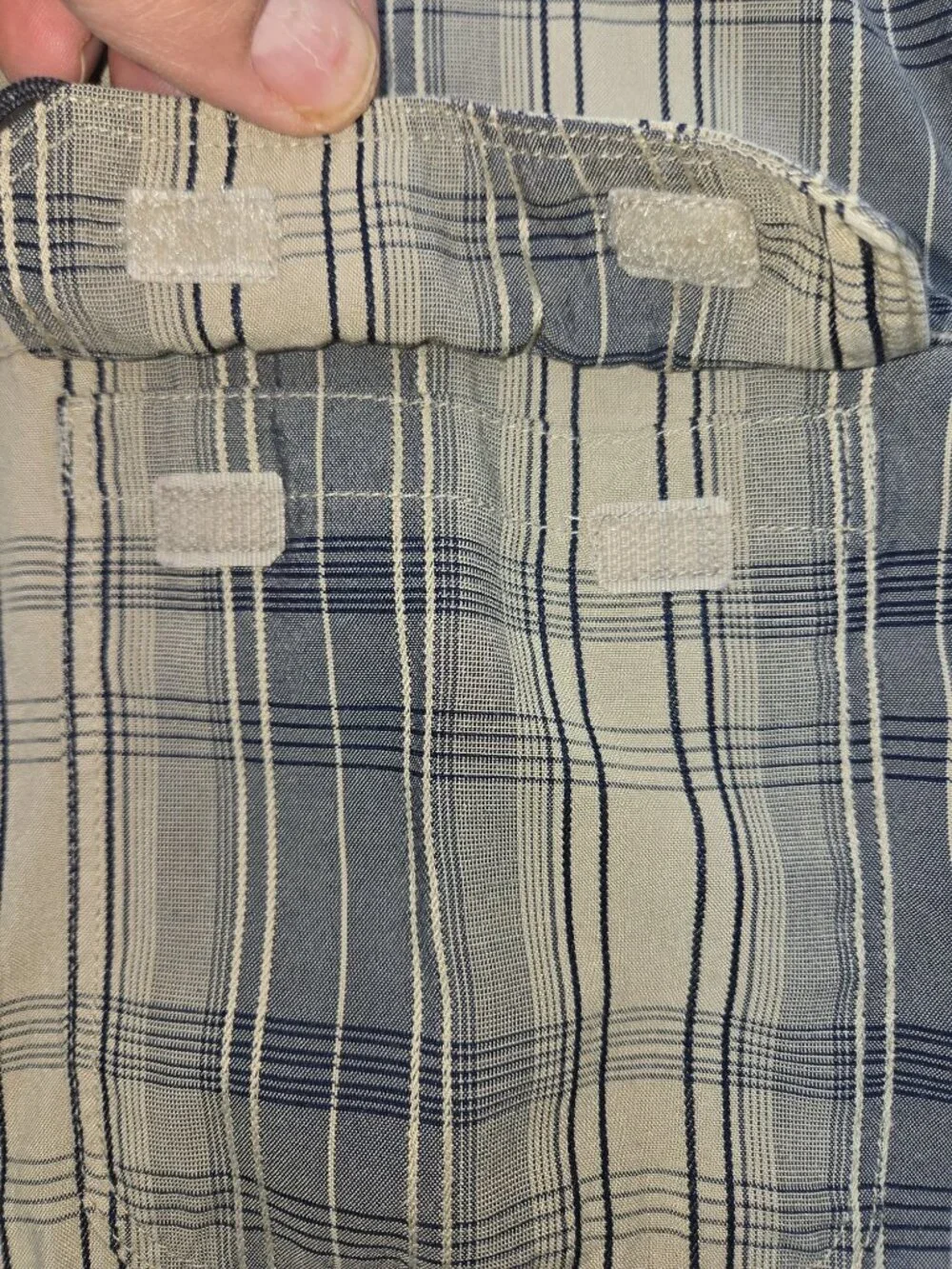 The North Face Mens Short Sleeve Gray Plaid Shirt Medium